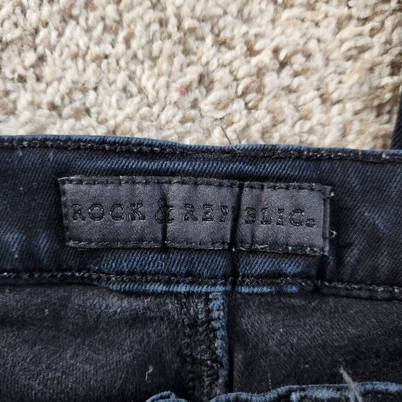 Rock & Republic Kasandra Bootcut Black Denim Jeans - Picture 4 of 9